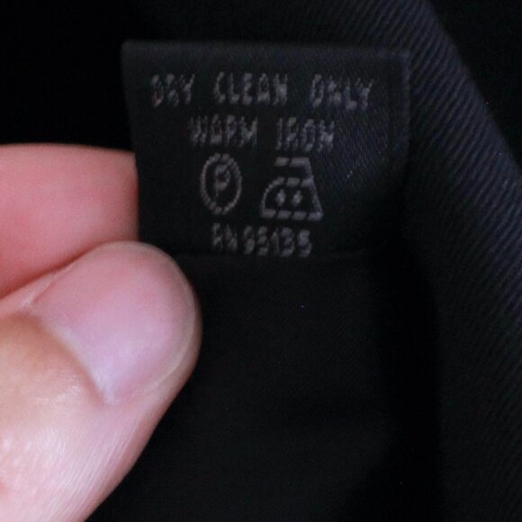 Lafayette 148 Black Wool Long Sleeve Front Pockets Snap Front Buttons Blazer - Picture 6 of 11